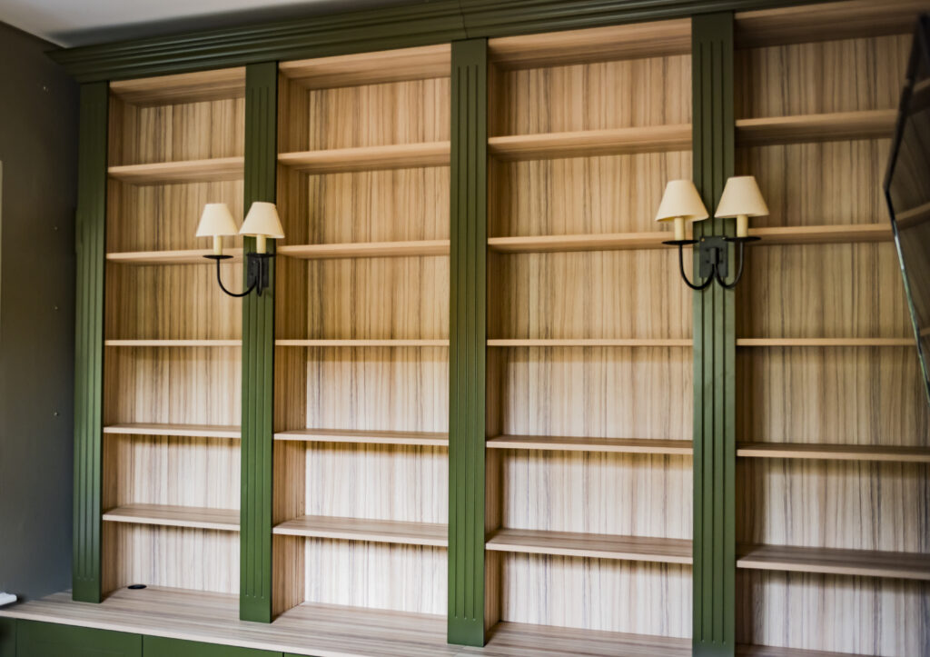 Built on book case