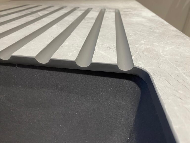 Compact laminate worktop with undermount sink in Poole