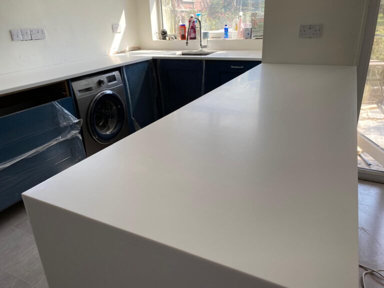 Minerva solid surface worktop in Bournemouth