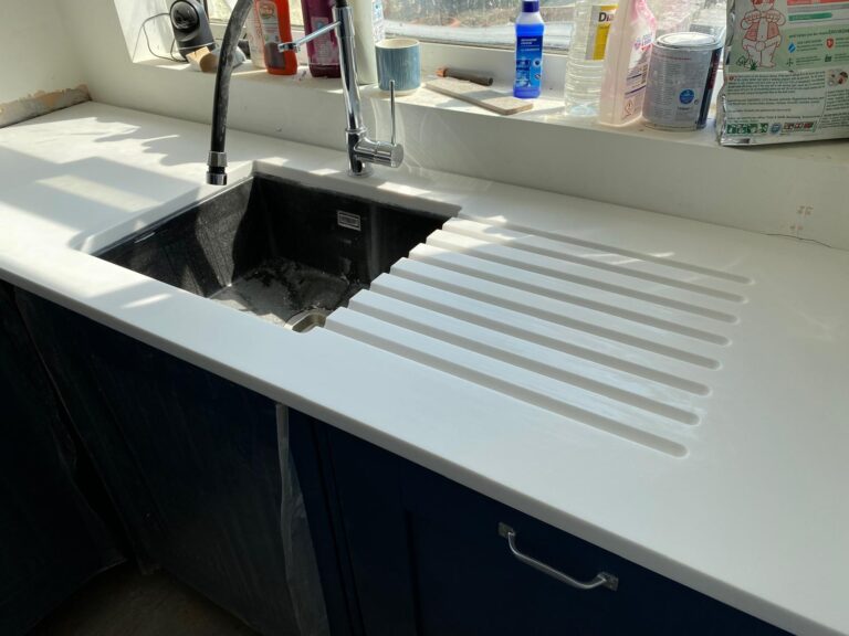 Minerva solid surface worktop in Bournemouth