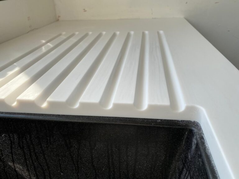 Minerva solid surface worktop in Bournemouth