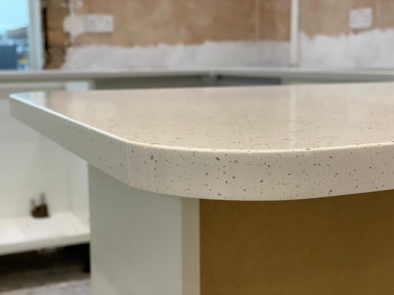 Solid surface Minerva worktop in Winchester
