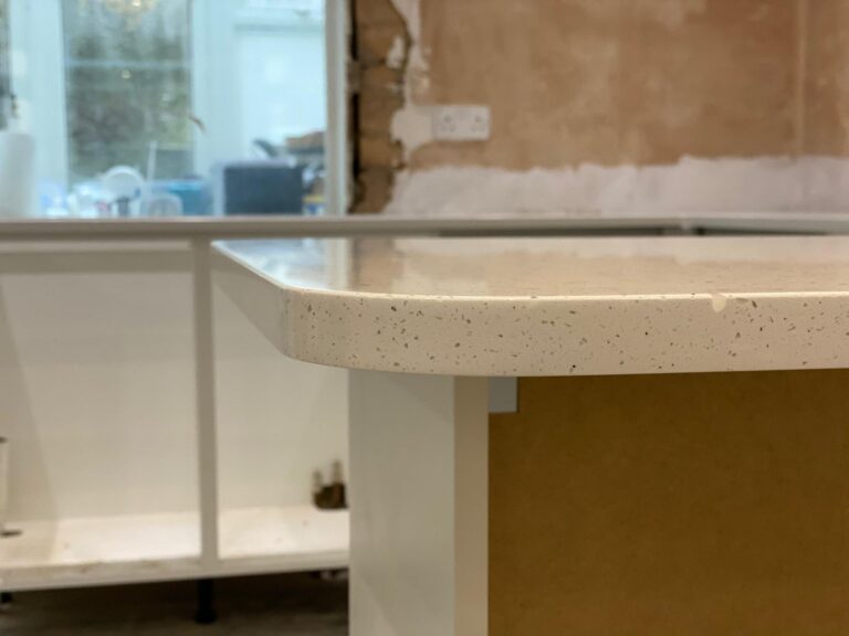Solid surface Minerva worktop in Winchester