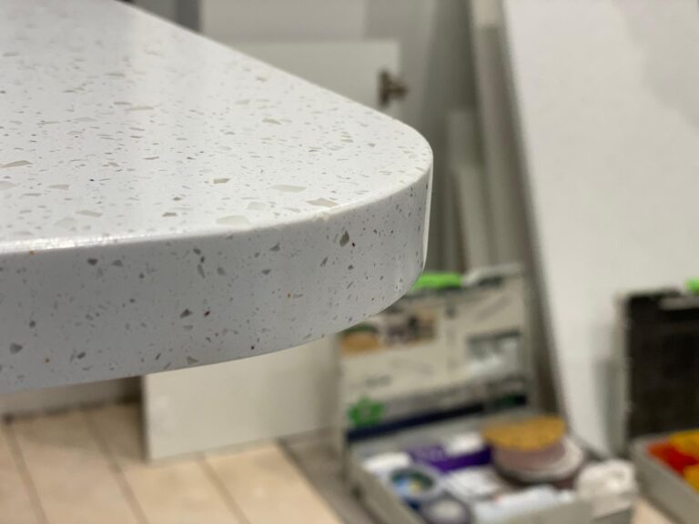Solid surface Minerva worktop in Winchester