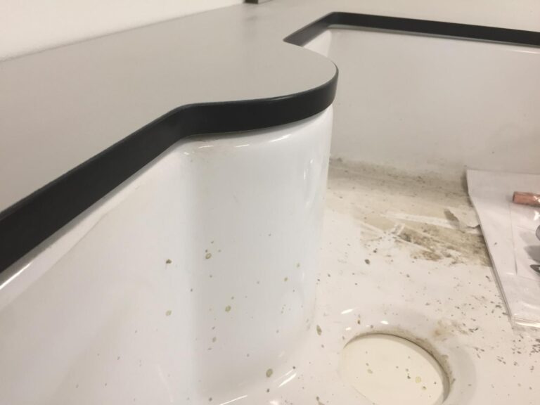 Compact laminate worktop with Belfast sink in Southampton